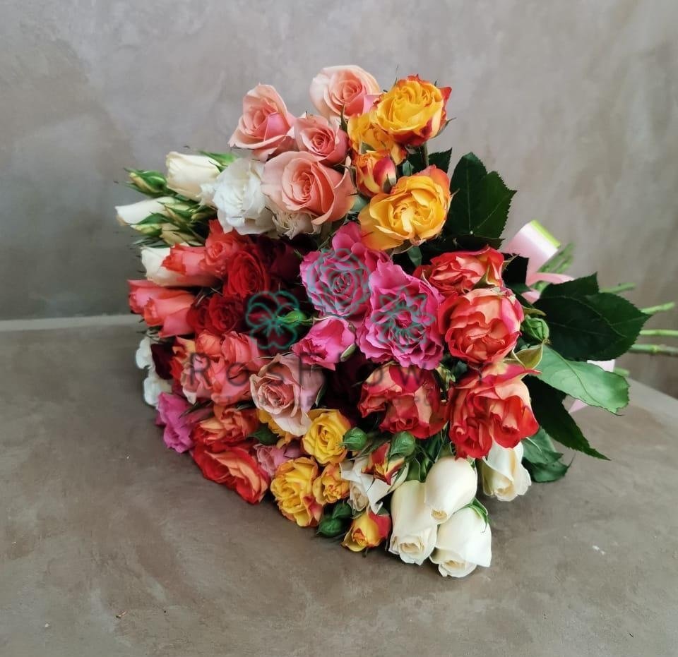 Букет цветов из: Розы в Преображение