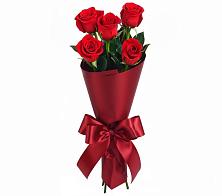 Букет 5 Красных роз Эдлесс Лав в Преображение