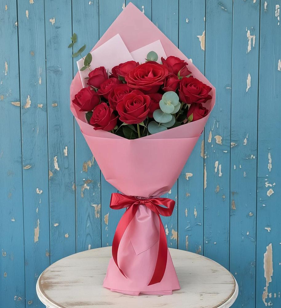 Букет цветов из: Розы в Преображение