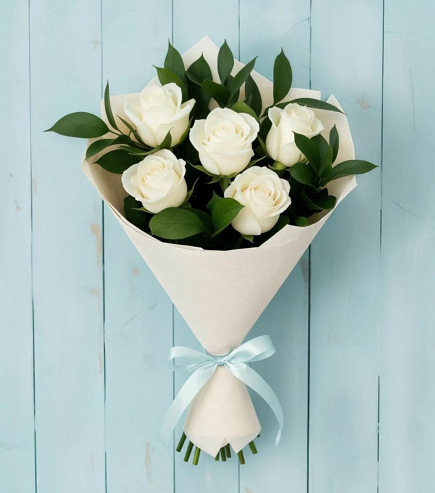 Букет цветов из: Розы в Преображение