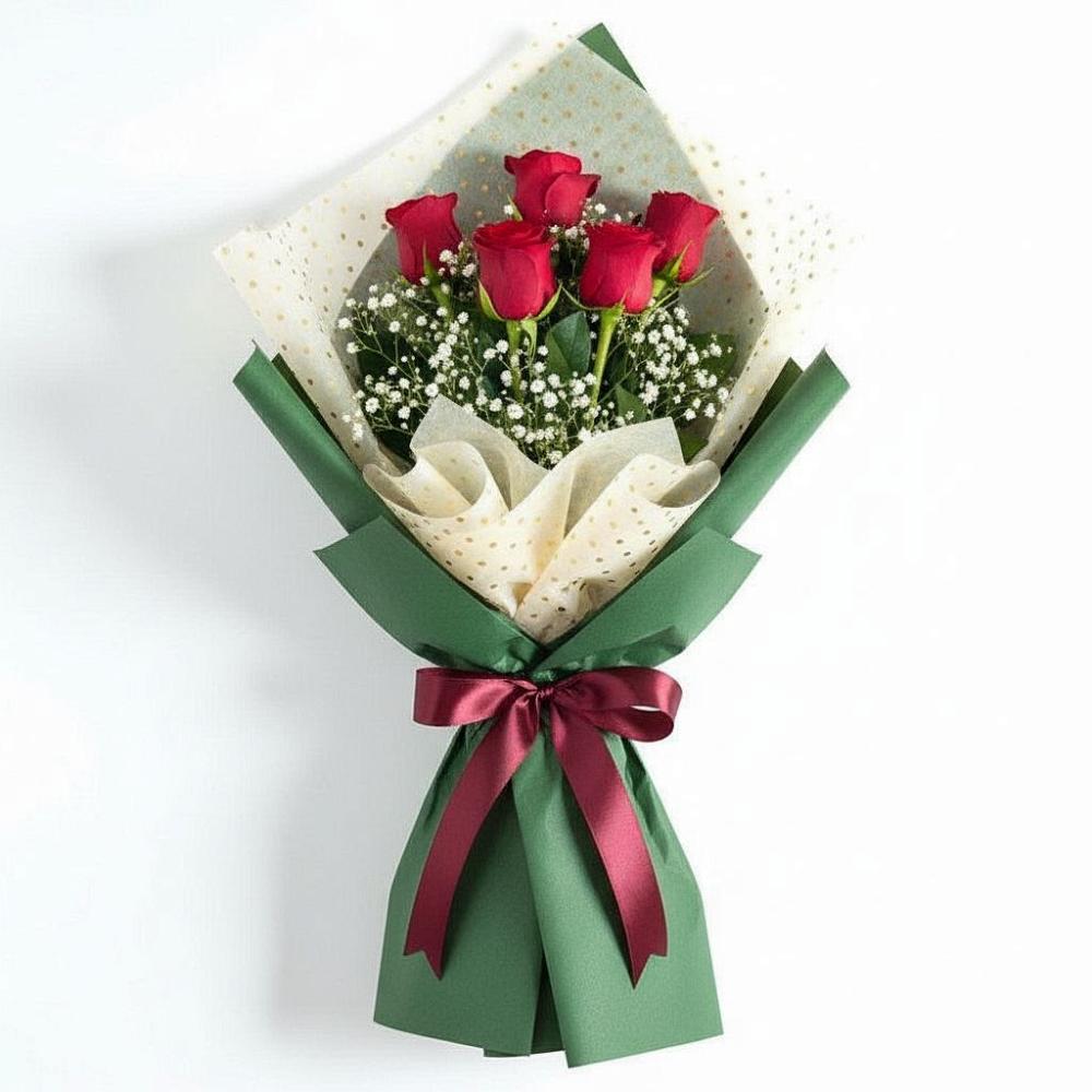 Букет цветов из: Розы в Преображение