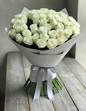 Букет 35 Белых роз в Преображение