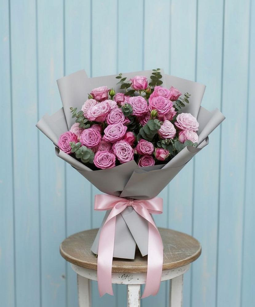 Букет цветов из: Розы в Преображение