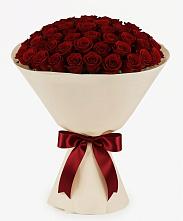 Букет 101 Бордовая роза Блэк Бакарра в Преображение
