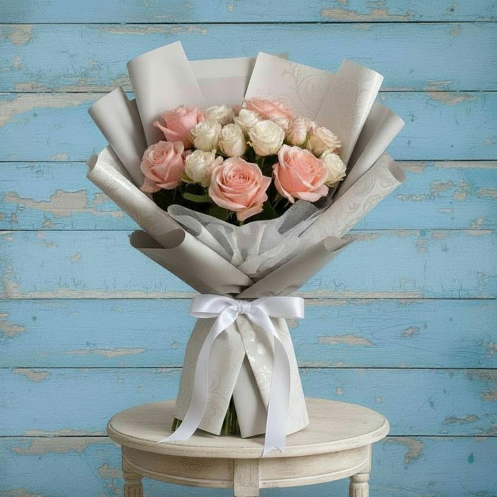 Букет цветов из: Розы в Преображение