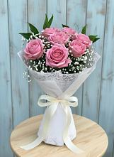 Букет цветов из:  Розы в Преображение