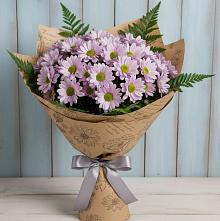 Букет цветов из:  Хризантемы в Преображение