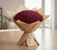 Букет 101 Красная роза в Преображение