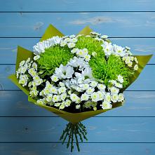 Букет цветов из:  Хризантемы в Преображение