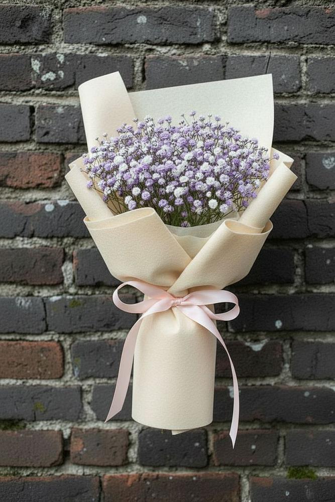 Букет цветов из: Гипсофила в Преображение