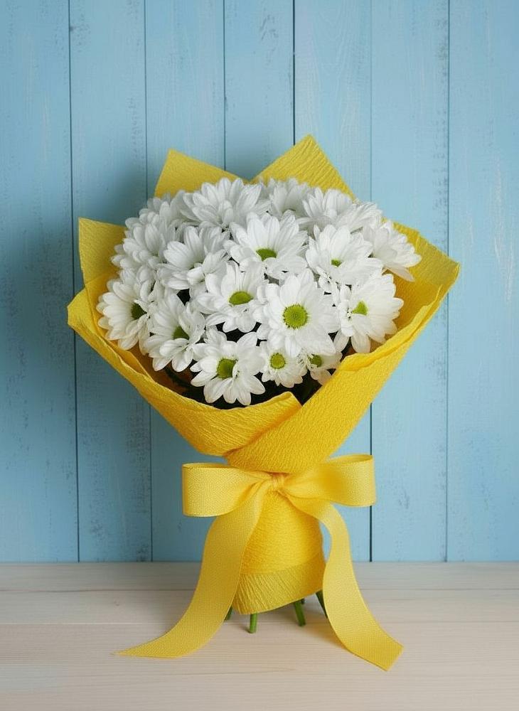 Букет цветов из: Хризантемы в Преображение