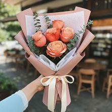 Букет цветов из:  Розы в Преображение