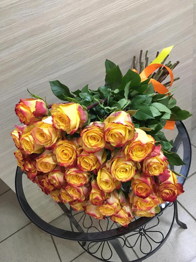 Букет Желтые розы в Преображение