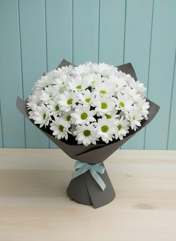 Букет цветов из: Хризантемы в Преображение