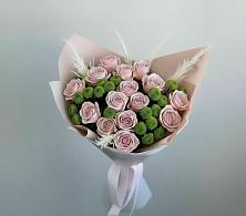 Букет цветов из:  Розы и Хризантемы #REPLACE_PRED# Преображение