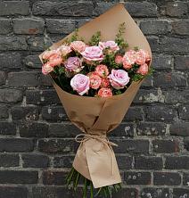 Букет цветов из:  Розы в Преображение