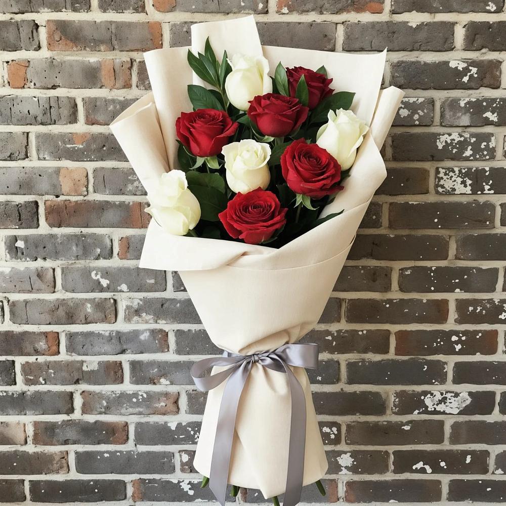 Букет цветов из: Розы в Преображение