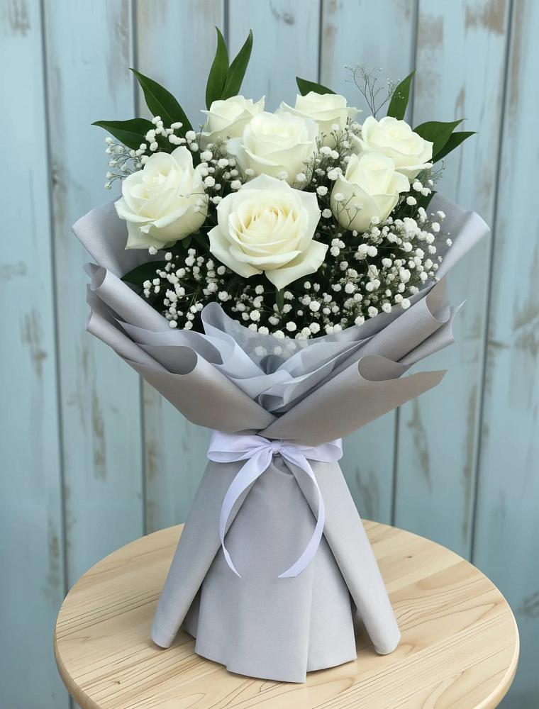 Букет цветов из: Розы в Преображение