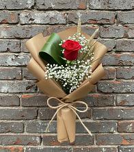 Букет цветов из:  Розы в Преображение