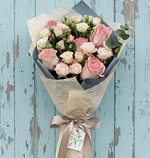 Букет цветов из:  Розы в Преображение