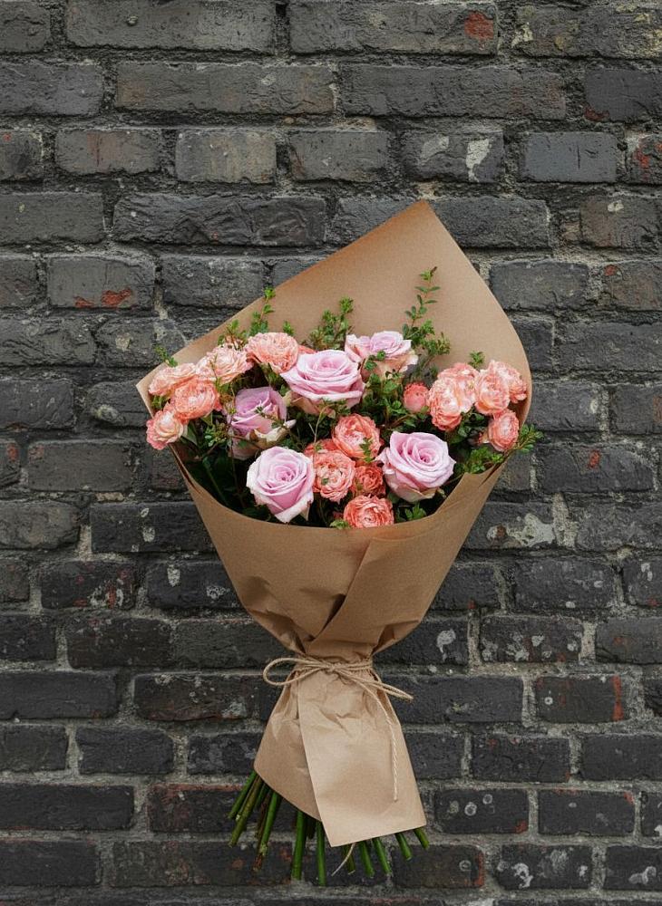 Букет цветов из: Розы в Преображение