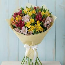 Букет цветов из:  Альстромерии в Преображение