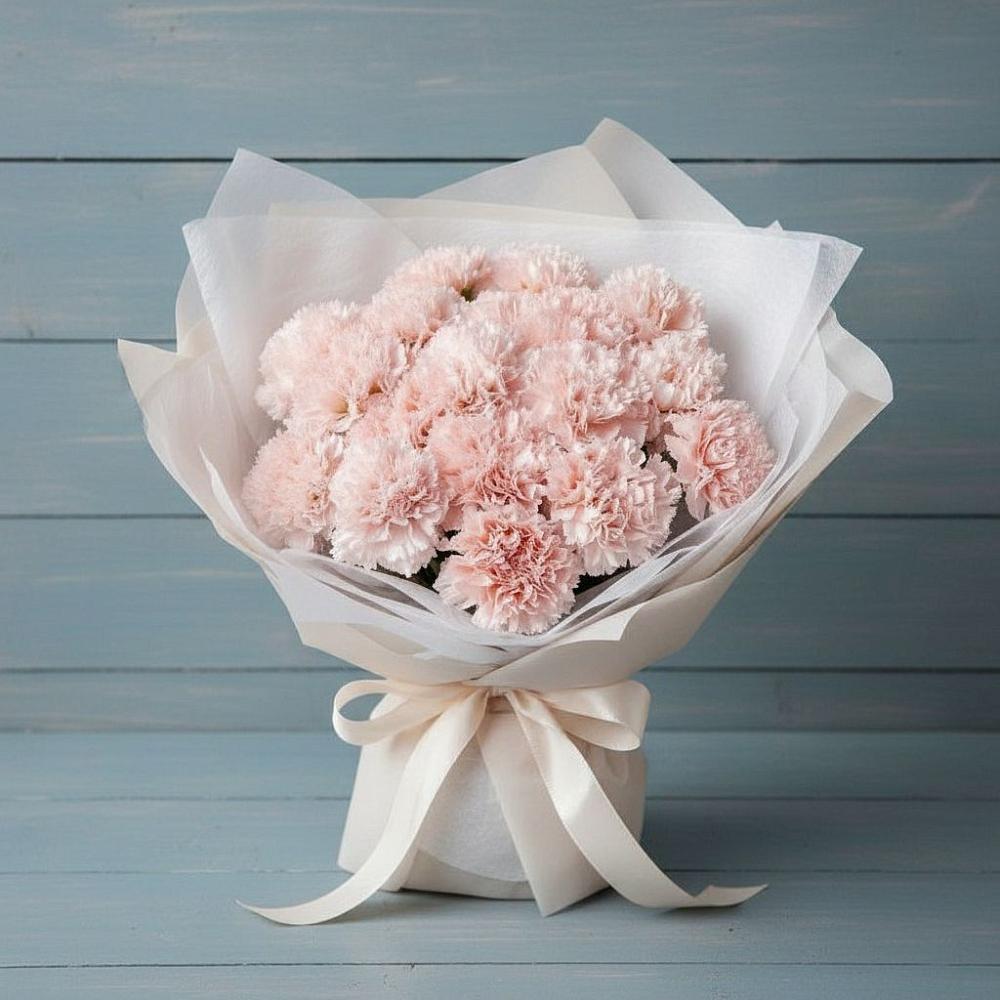 Букет цветов из: Гвоздики в Преображение