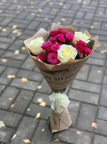 Букет цветов из: Розы в Преображение