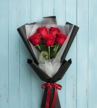 Букет цветов из:  Розы в Преображение
