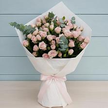 Букет цветов из:  Розы в Преображение