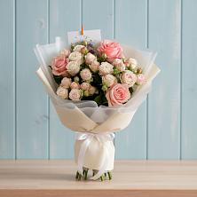 Букет цветов из:  Розы в Преображение