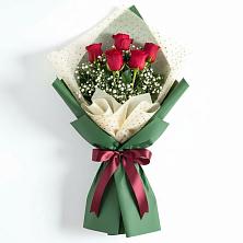 Букет цветов из:  Розы в Преображение