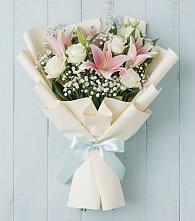 Букет цветов из:  Лилии в Преображение