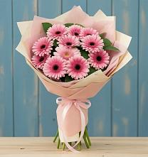 Букет цветов из:  Герберы в Преображение