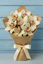 Букет цветов из:  Орхидеи и Розы в Преображение
