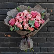 Букет цветов из:  Розы в Преображение